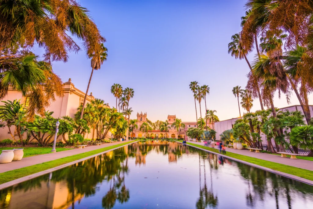 public gardens in San Diego