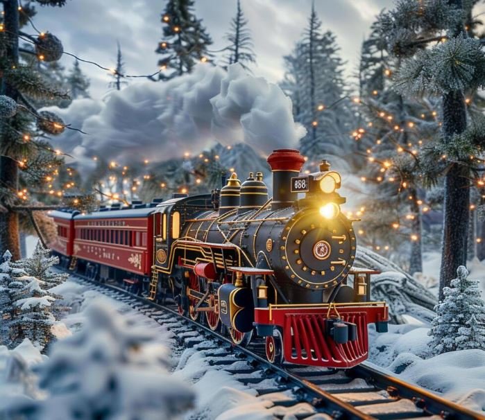 Christmas train rides