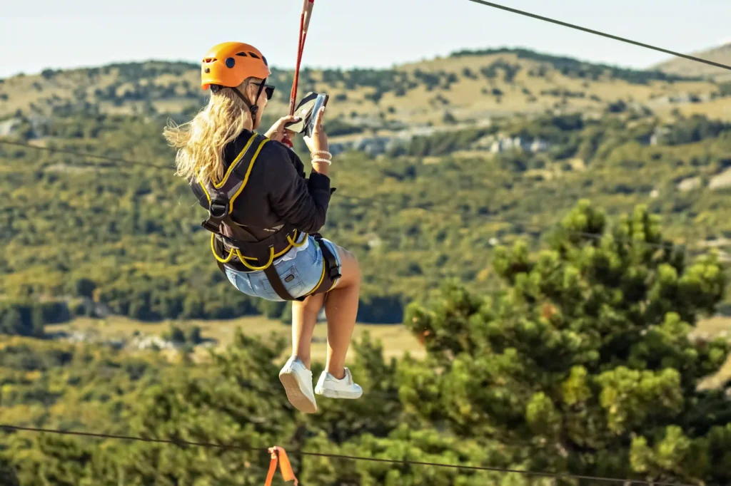 top zip-lining locations USA