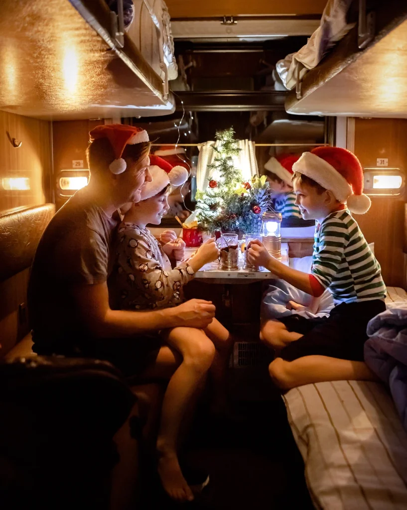 Christmas train rides