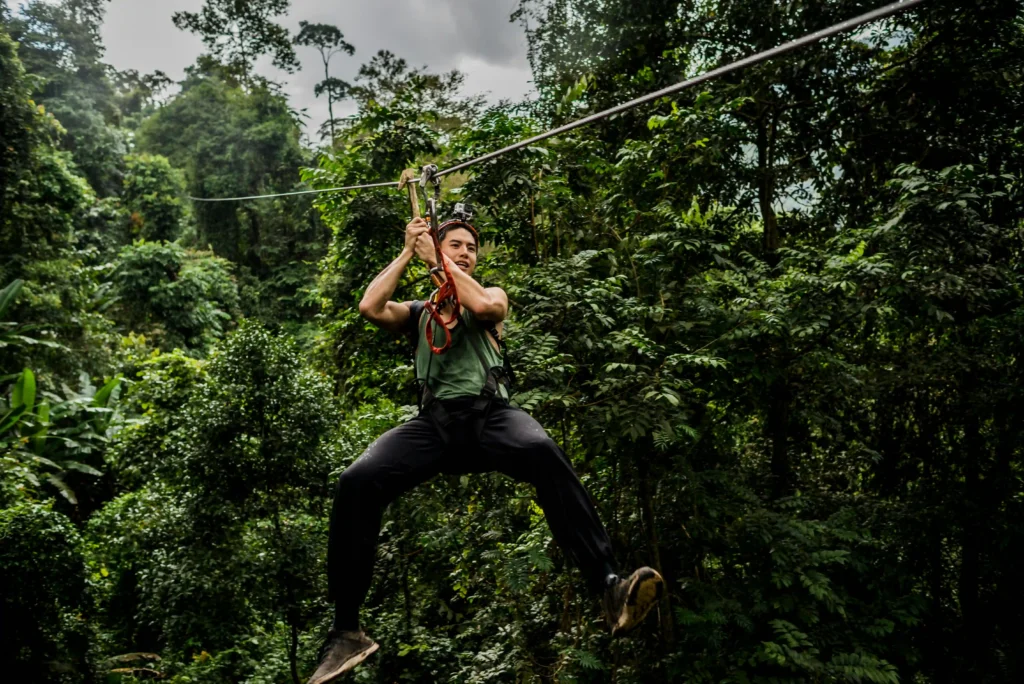 top zip-lining locations USA